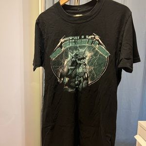 Metallic graphic T-shirt